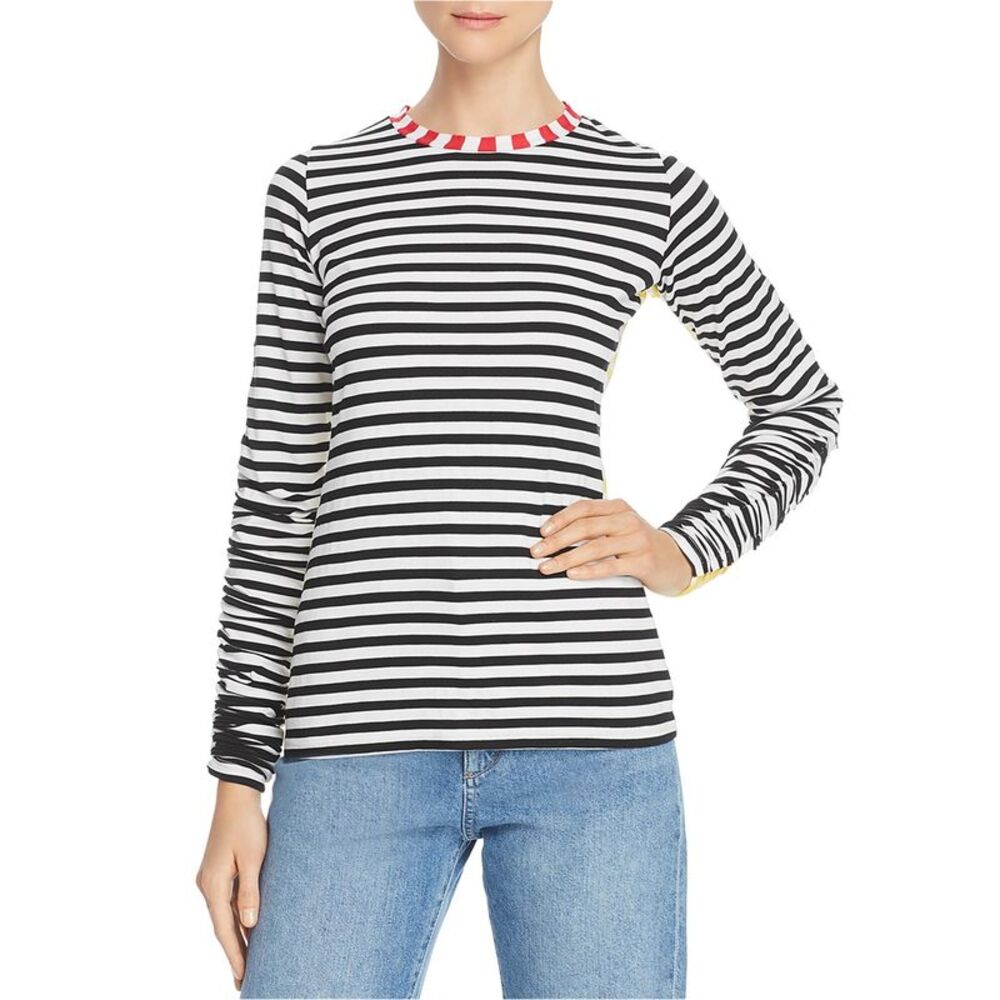 Preen Line Womens Striped Knit Blouse, NWT